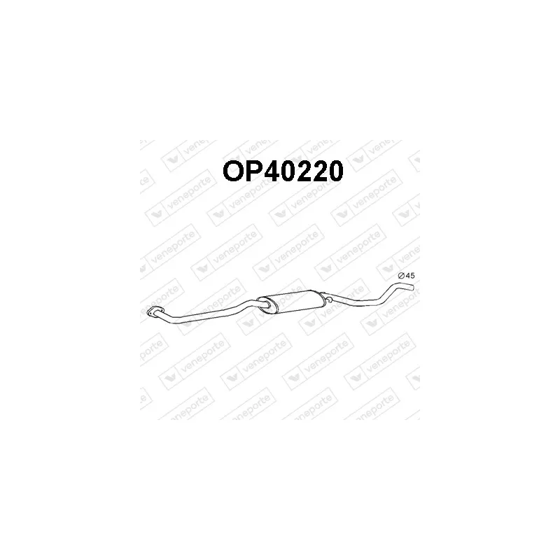 Silencieux central VENEPORTE OP40220
