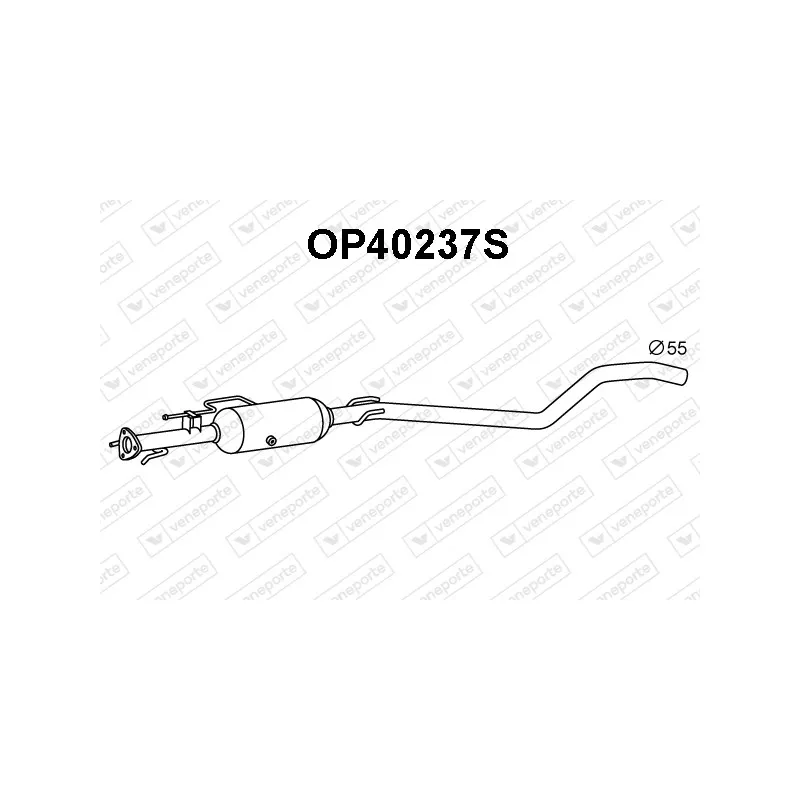 Filtre à particules / à suie, échappement VENEPORTE OP40237S