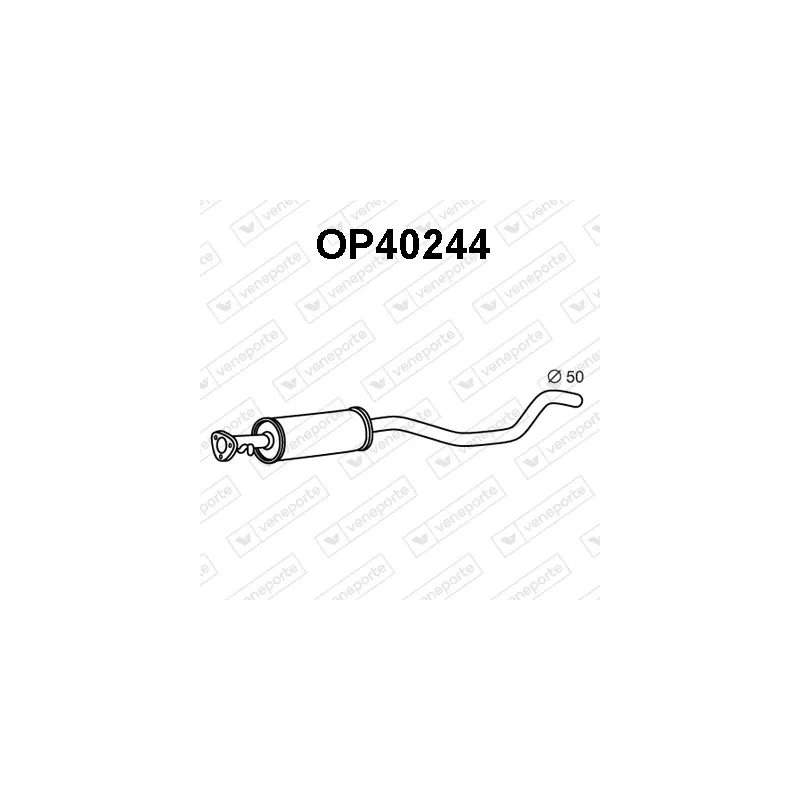 Silencieux central VENEPORTE OP40244
