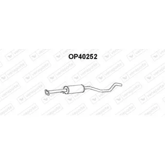 Silencieux central VENEPORTE OP40252