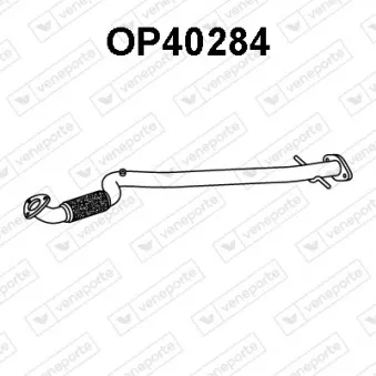 Tuyau d'échappement VENEPORTE OP40284