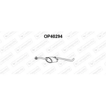 Silencieux central VENEPORTE OP40294