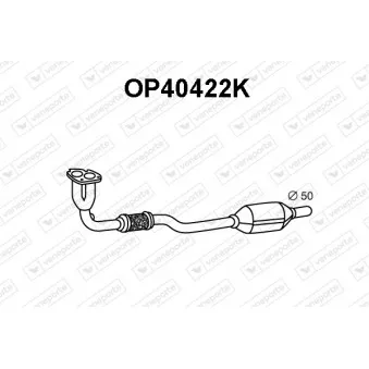 Catalyseur VENEPORTE OP40422K