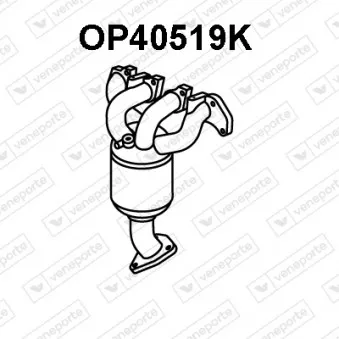 Catalyseur en coude VENEPORTE OP40519K