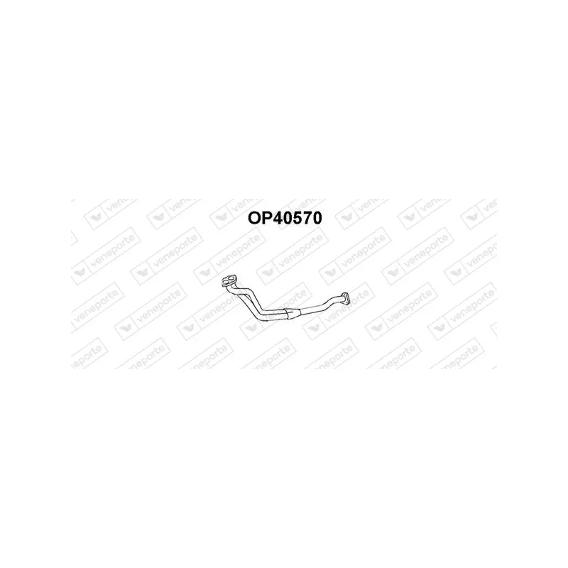 Tuyau d'échappement VENEPORTE OP40570
