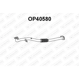 Tuyau d'échappement VENEPORTE OP40580