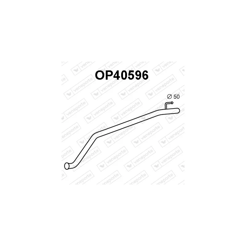 Tuyau d'échappement VENEPORTE OP40596