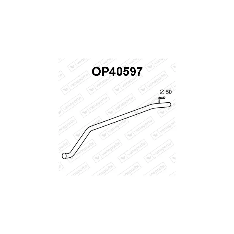 Tuyau d'échappement VENEPORTE OP40597