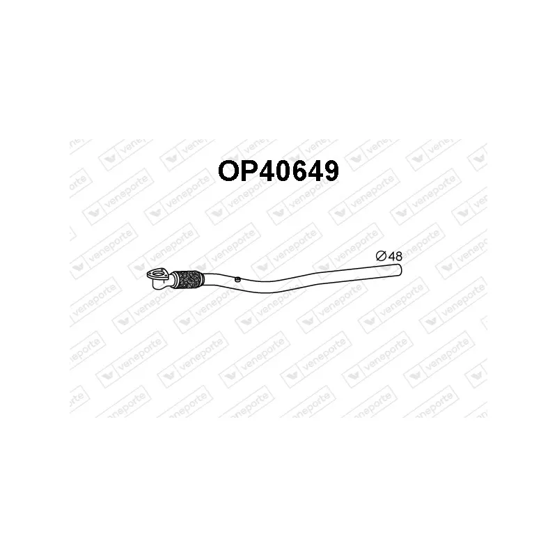 Tuyau d'échappement VENEPORTE OP40649