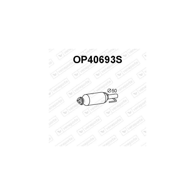 Filtre à particules / à suie, échappement VENEPORTE OP40693S