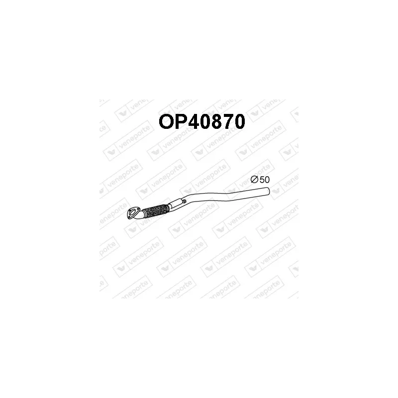 Tuyau d'échappement VENEPORTE OP40870