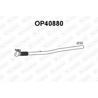 Tuyau d'échappement VENEPORTE OP40880