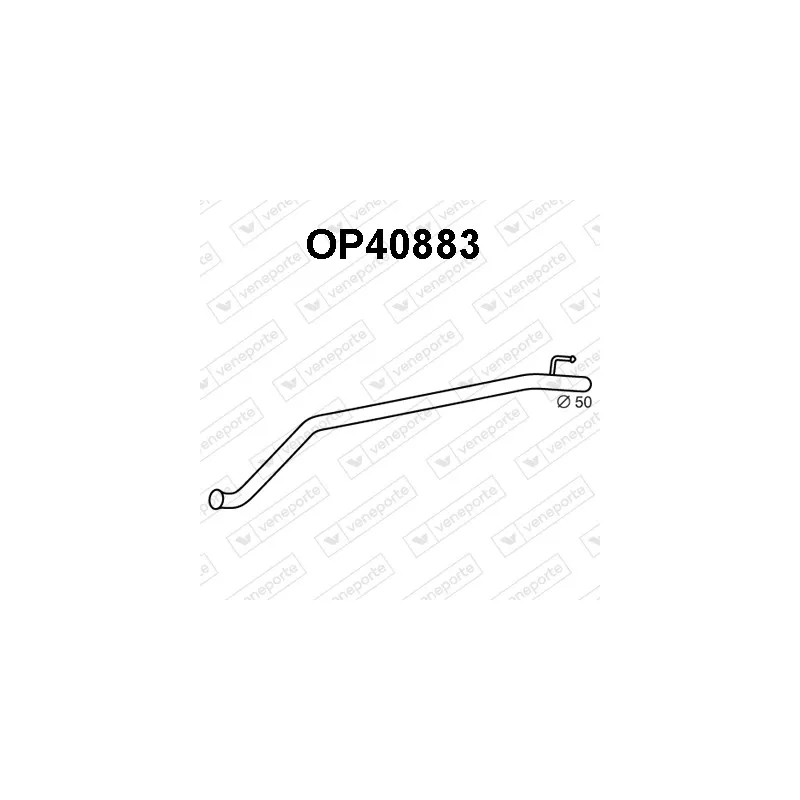 Tuyau d'échappement VENEPORTE OP40883