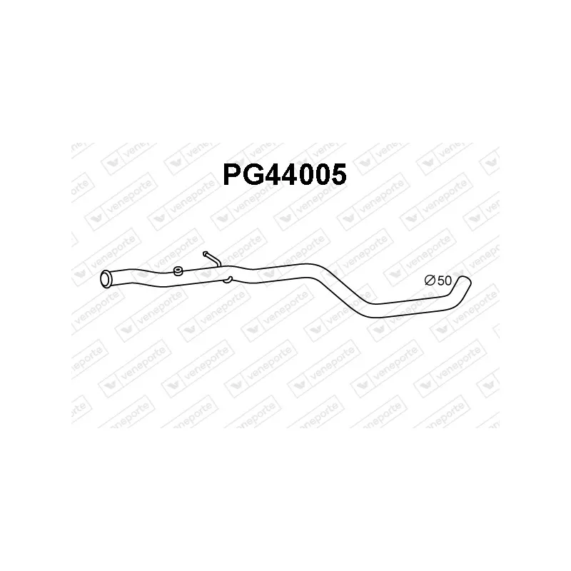 Tuyau d'échappement VENEPORTE PG44005