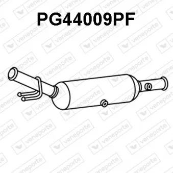 Catalyseur SCR VENEPORTE PG44009PF
