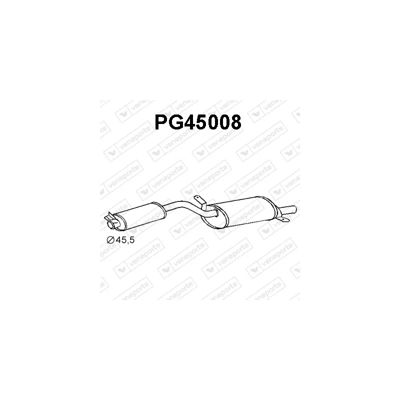 Silencieux arrière VENEPORTE PG45008