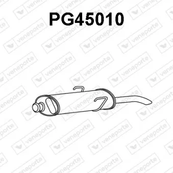Silencieux arrière VENEPORTE PG45010