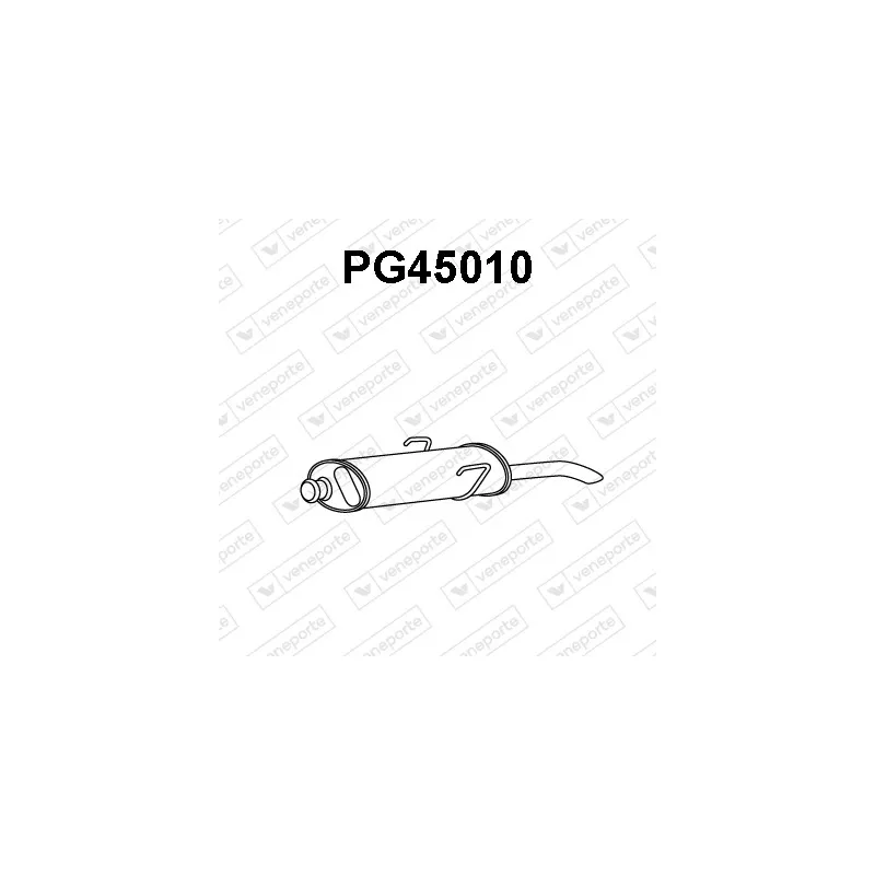 Silencieux arrière VENEPORTE PG45010