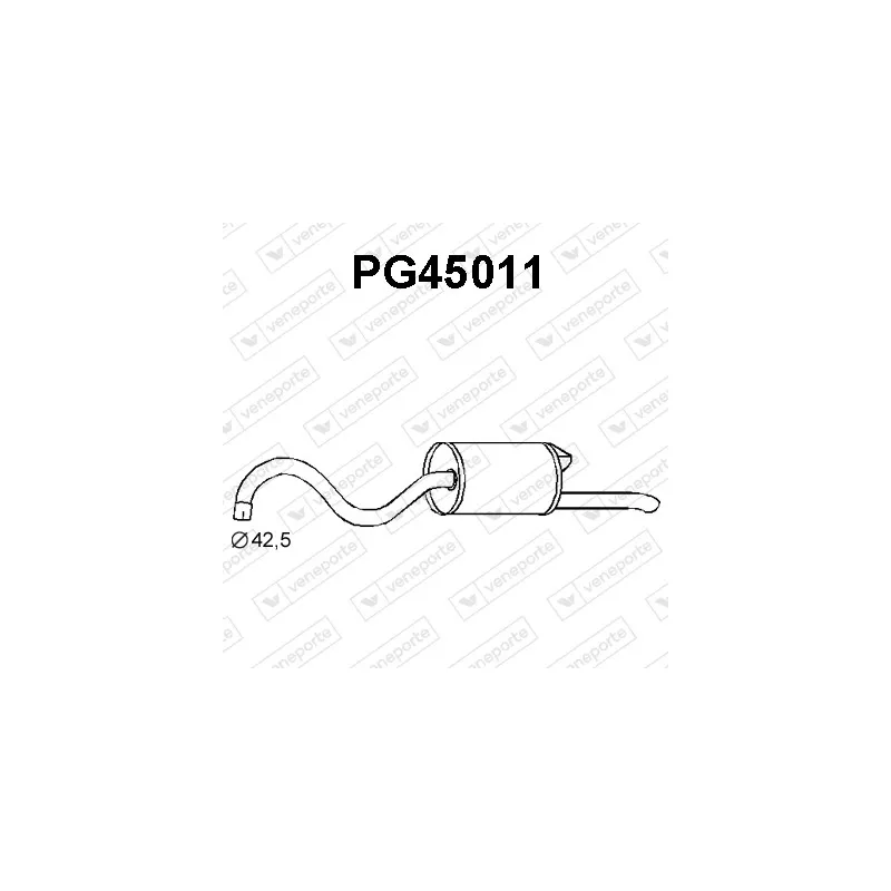 Silencieux arrière VENEPORTE PG45011
