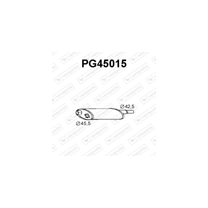 Silencieux avant VENEPORTE PG45015