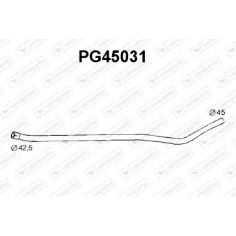 Tuyau d'échappement VENEPORTE