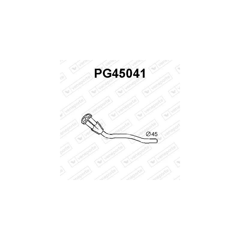 Tuyau d'échappement VENEPORTE PG45041
