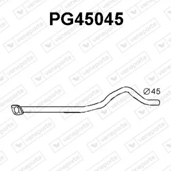 Tuyau d'échappement VENEPORTE PG45045
