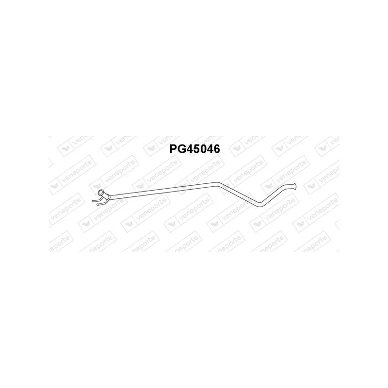 Tuyau d'échappement VENEPORTE PG45046