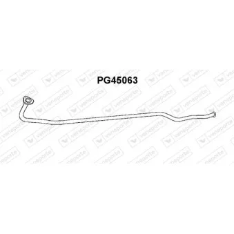 Tuyau d'échappement VENEPORTE PG45063