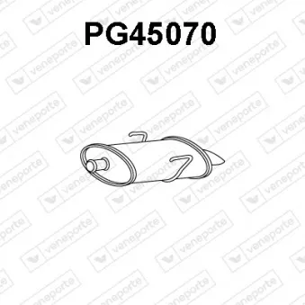 Silencieux arrière VENEPORTE PG45070