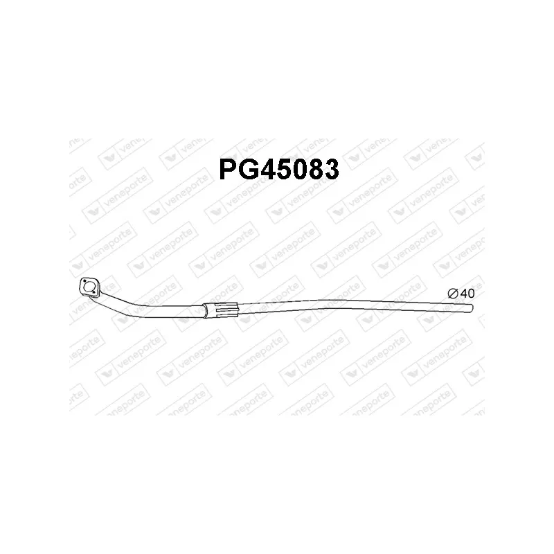 Tuyau d'échappement VENEPORTE PG45083