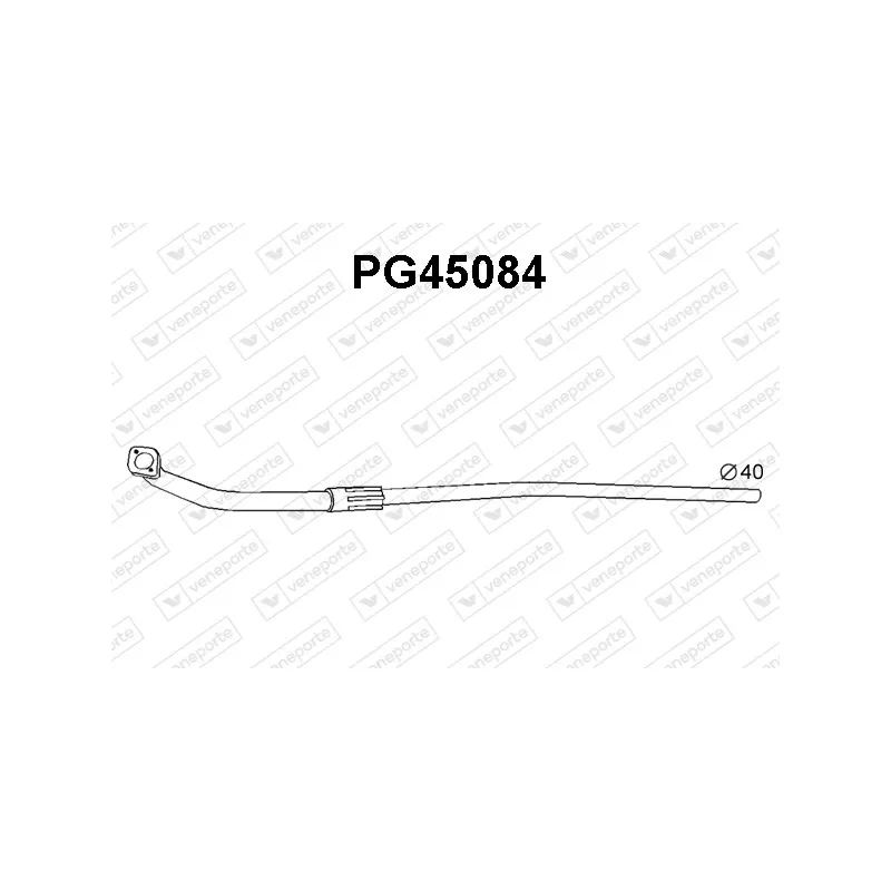 Tuyau d'échappement VENEPORTE PG45084