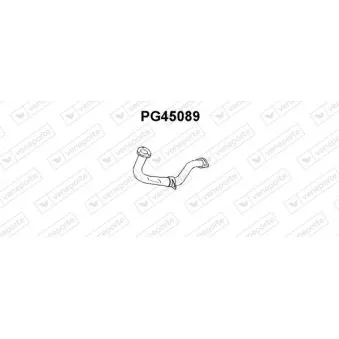 Tuyau d'échappement VENEPORTE PG45089