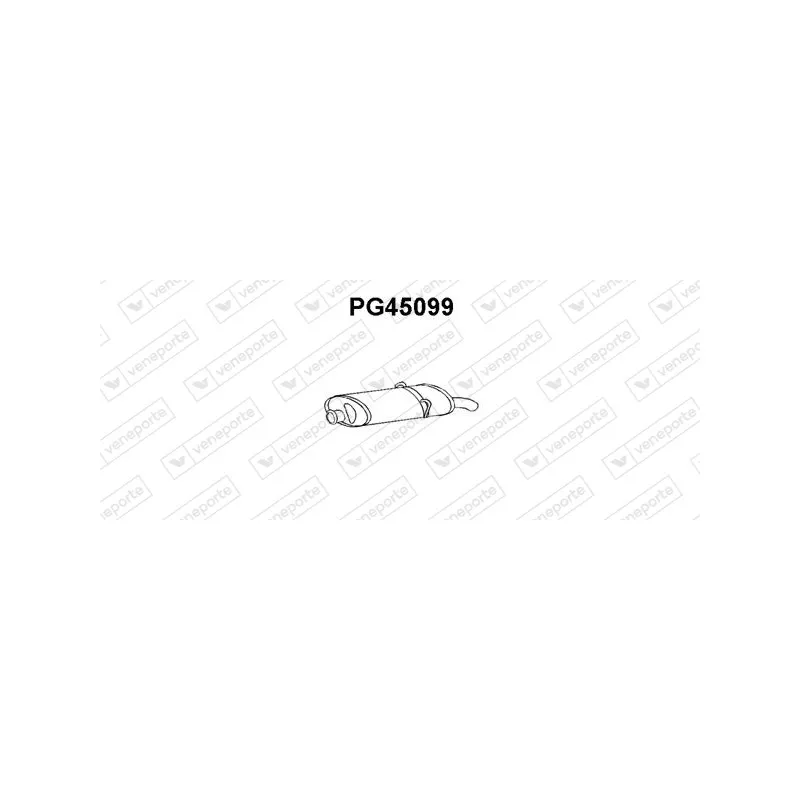 Silencieux arrière VENEPORTE PG45099