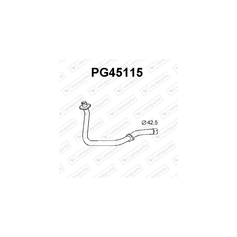 Tuyau d'échappement VENEPORTE PG45115