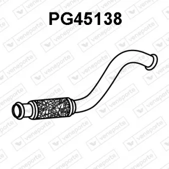 Tuyau d'échappement VENEPORTE PG45138