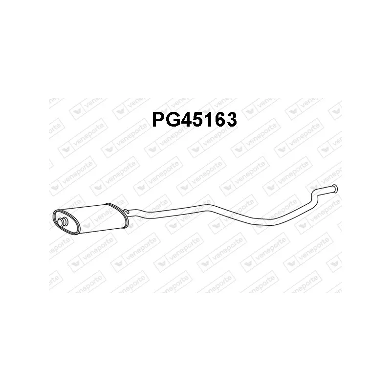 Silencieux central VENEPORTE PG45163
