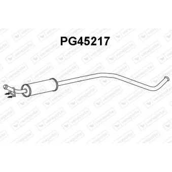 Silencieux avant VENEPORTE PG45217