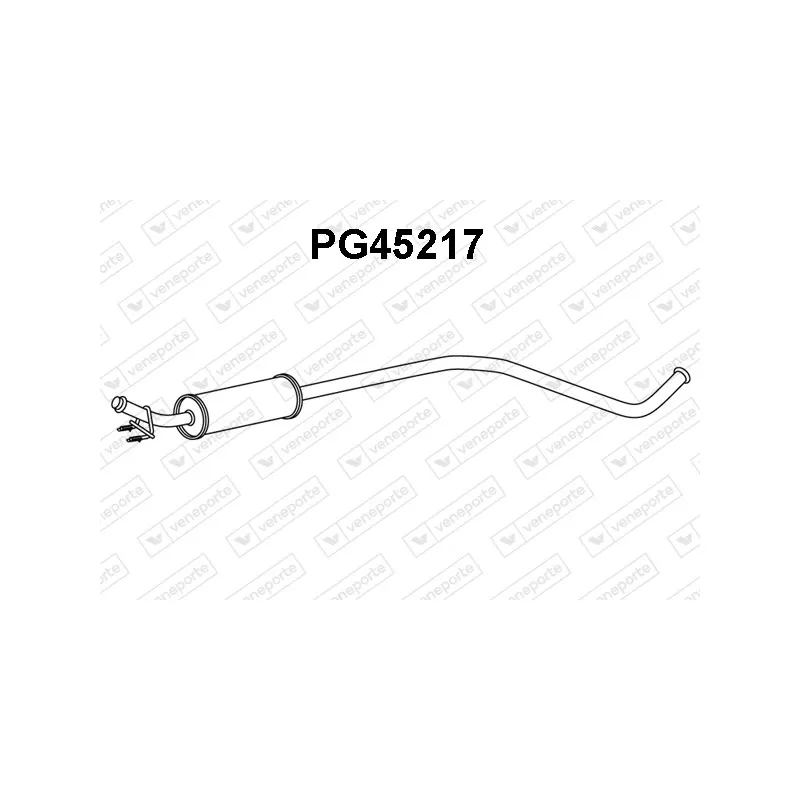 Silencieux avant VENEPORTE PG45217