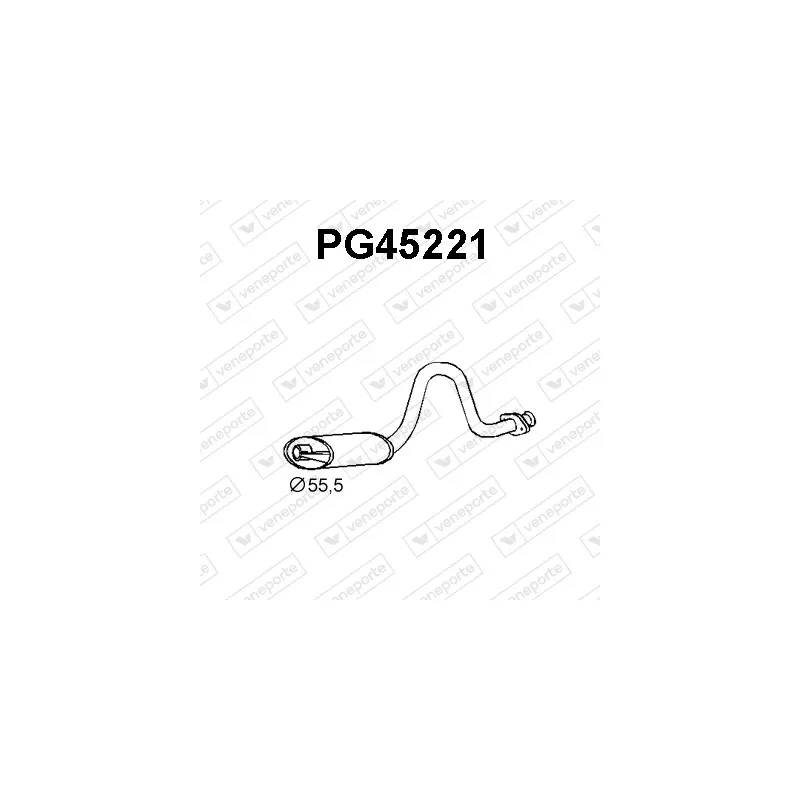Silencieux central VENEPORTE PG45221