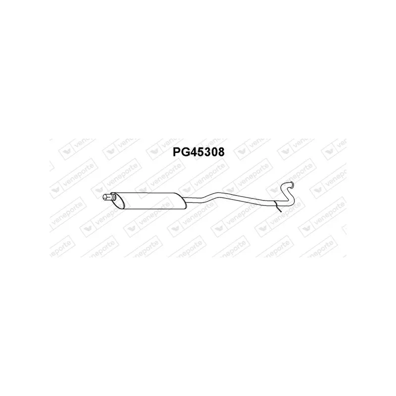 Silencieux avant VENEPORTE PG45308