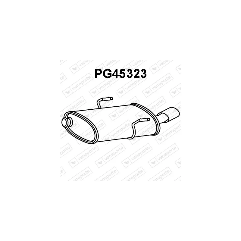 Silencieux arrière VENEPORTE PG45323