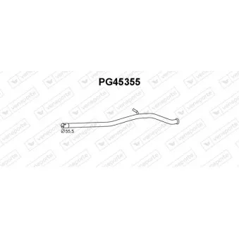 Tube de réparation, catalyseur VENEPORTE PG45355