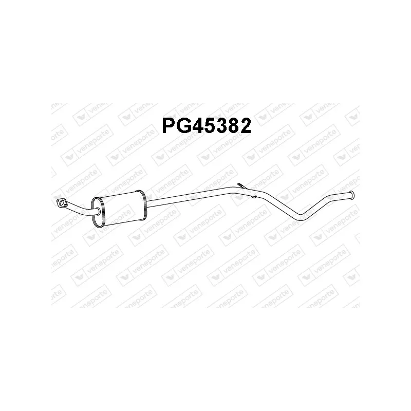Silencieux central VENEPORTE PG45382