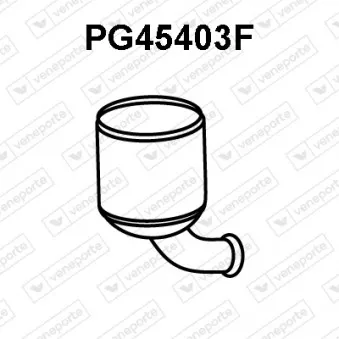 Filtre à particules / à suie, échappement VENEPORTE PG45403F