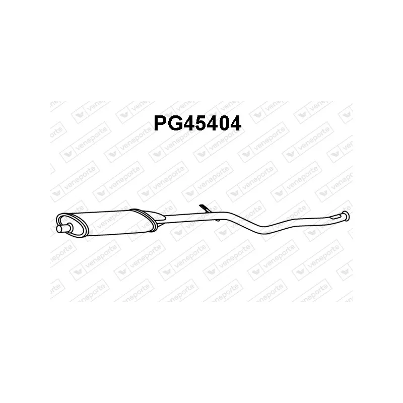 Silencieux avant VENEPORTE PG45404