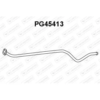 Tuyau d'échappement VENEPORTE PG45413