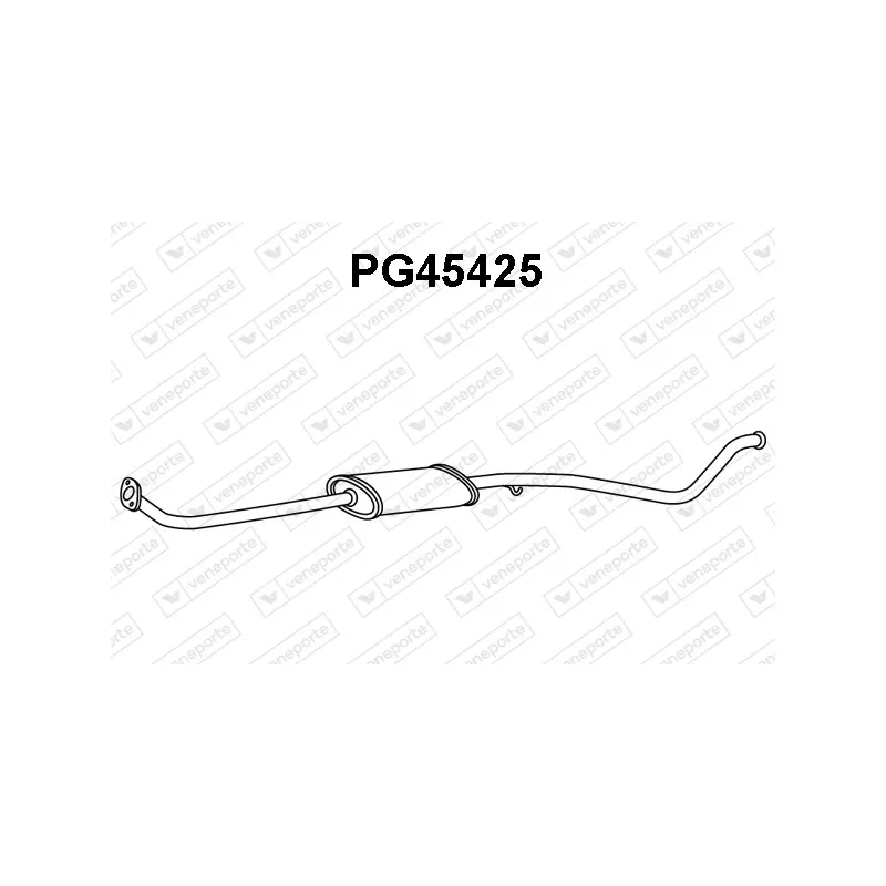 Silencieux avant VENEPORTE PG45425