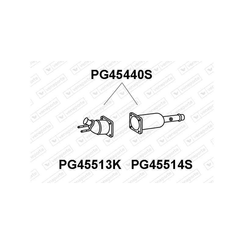 Filtre à particules / à suie, échappement VENEPORTE PG45440S
