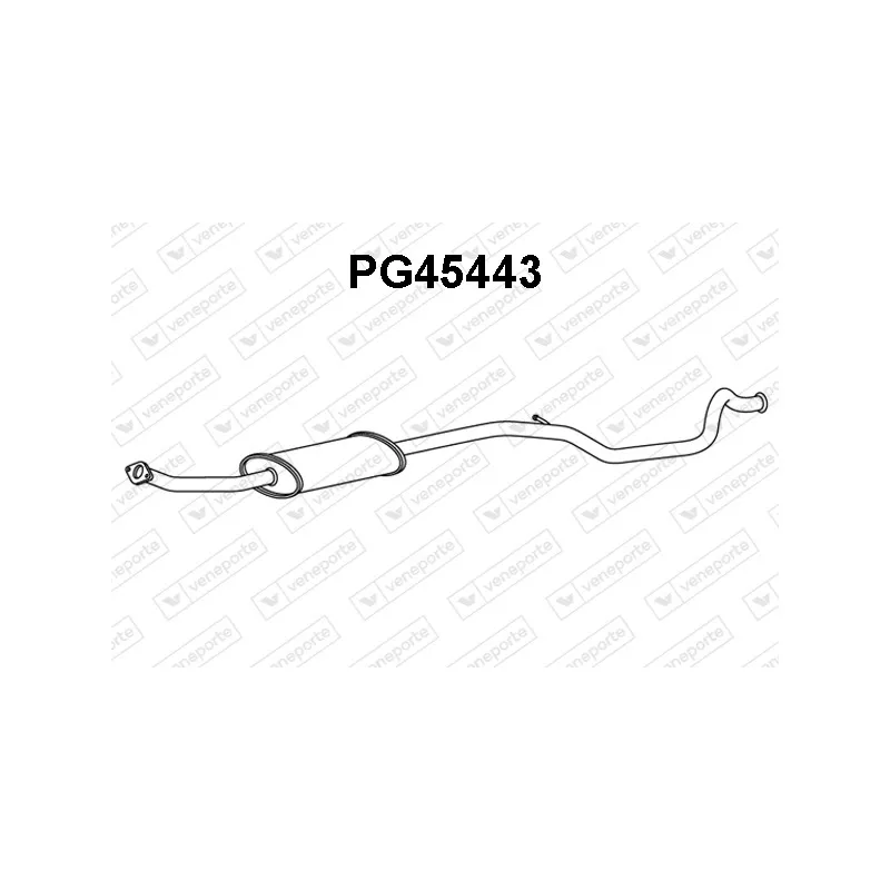 Silencieux central VENEPORTE PG45443
